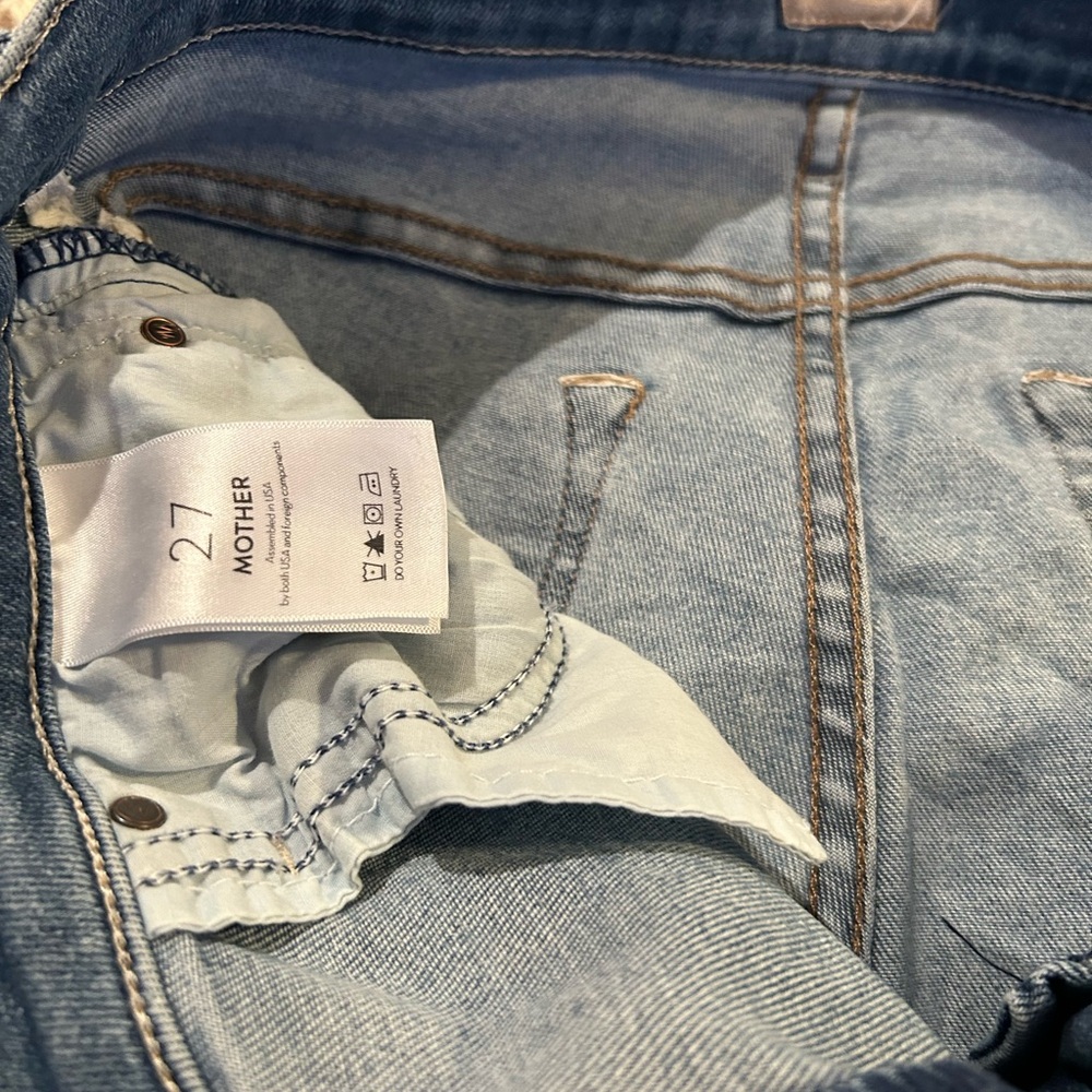 MOTHER Light Blue Denim Jeans